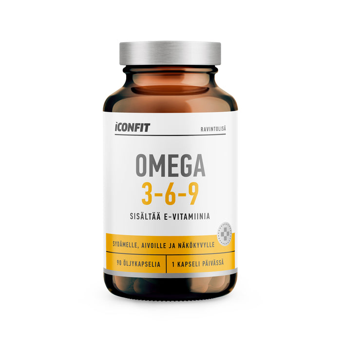 ICONFIT Omega 3, 6 ja 9 (90 kapselia)