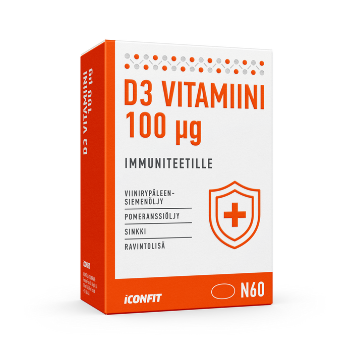 ICONFIT Vitamin D3 4000 IU (90 kapselia)