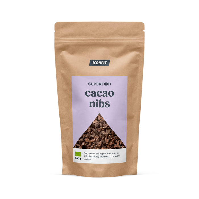ICONFIT Luomu Raaka kaakaonibsit (200g)
